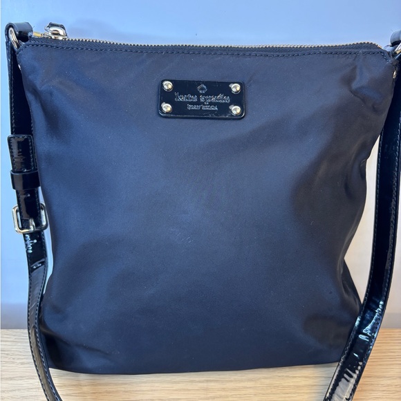kate spade Handbags - Kate Spade New York Nylon with Patent Leather Strap Crossbody Bag